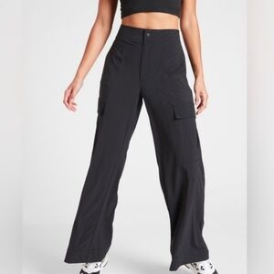 Athleta Black Wide Leg Pants